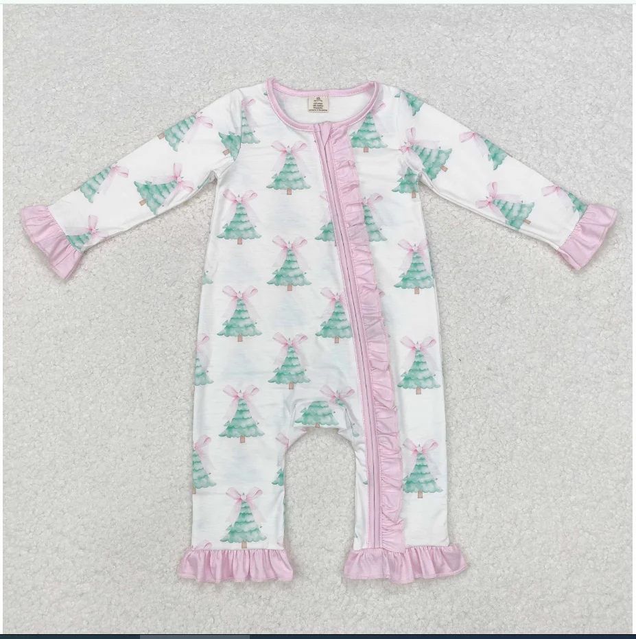 طفل أطفال سانتا بني داكن كامو طباعة الإخوة طويلة الأكمام السروال القصير الرضع عيد الميلاد حللا الملابس #3