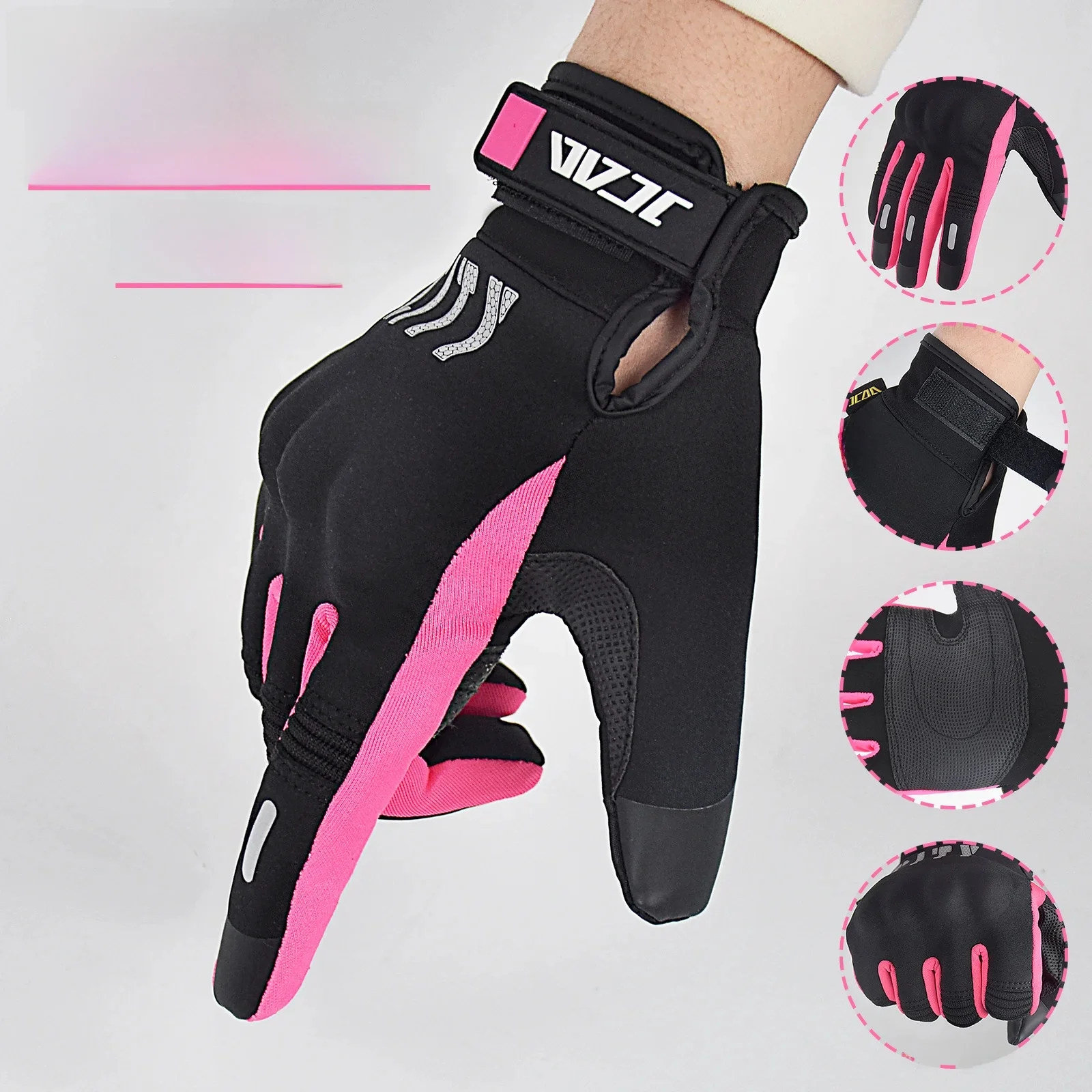 AliExpress SUOMY Motorcycle Gloves Women Touchscreen Motocross Gloves Hard Shell Protective Anti-fall Motorbike Gloves Waterproof for ATV BMX MTB