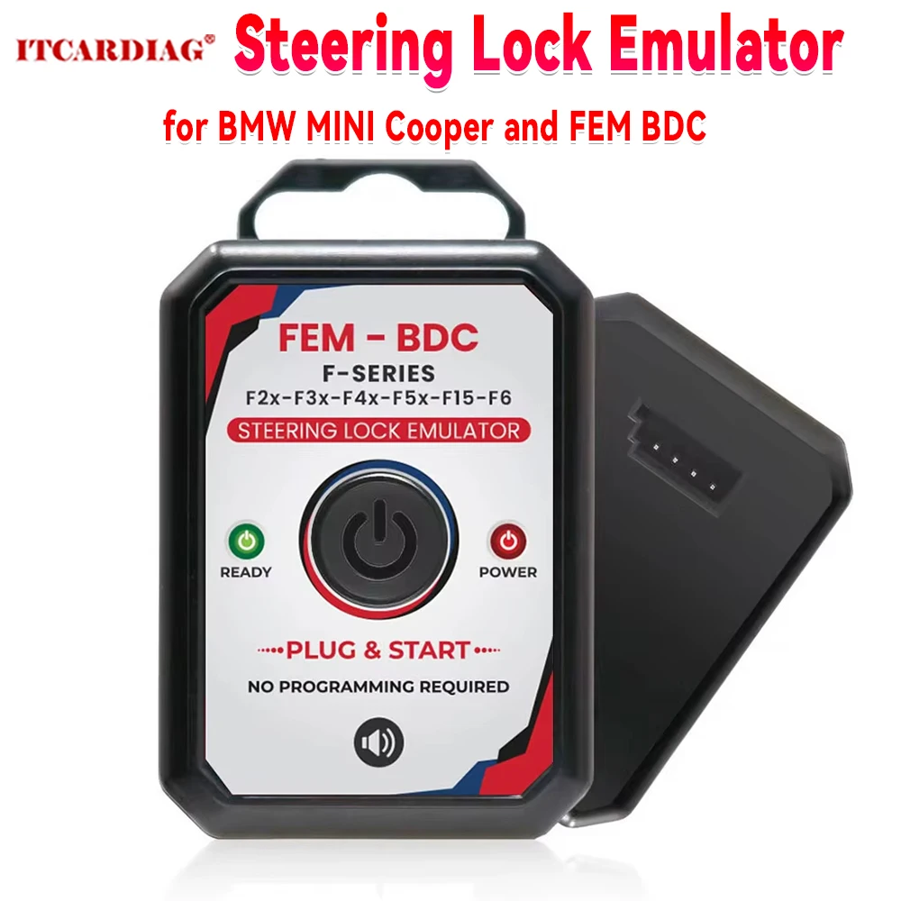 

Steering Lock Emulator For B-M-W Mini Cooper F-SERIES FEM / BDC F2x, F3x / FEM, F15, F16, F4x, F5x BDC No Programming Required