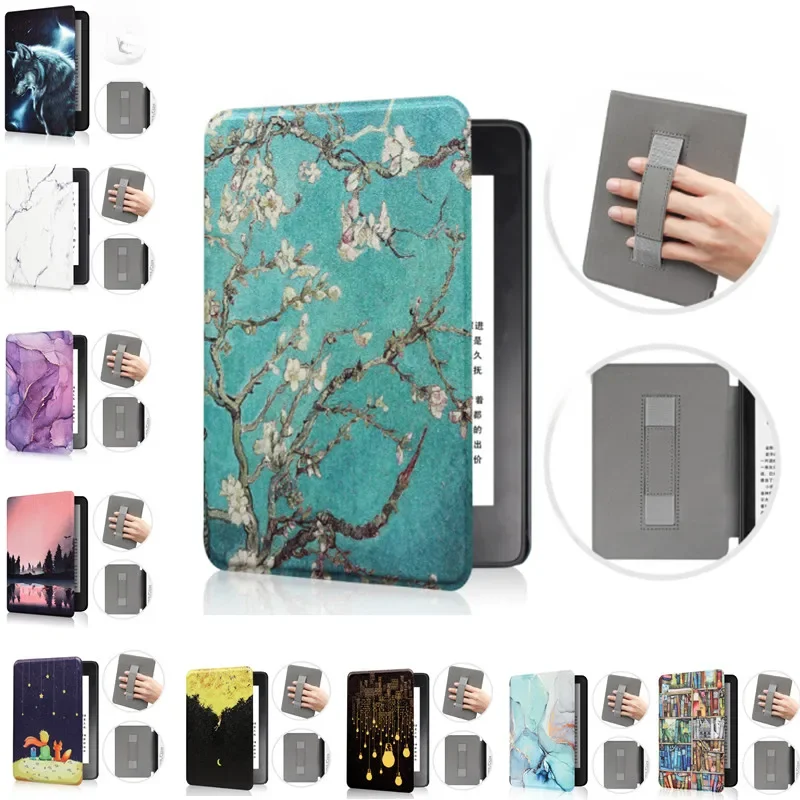 Urocze magnetyczne etui do Kindle Paperwhite 1 2 3 2015 2017 DP75SDI EY21 5. 6. 7. generacji Print Cover — zdjęcie produktu 7
