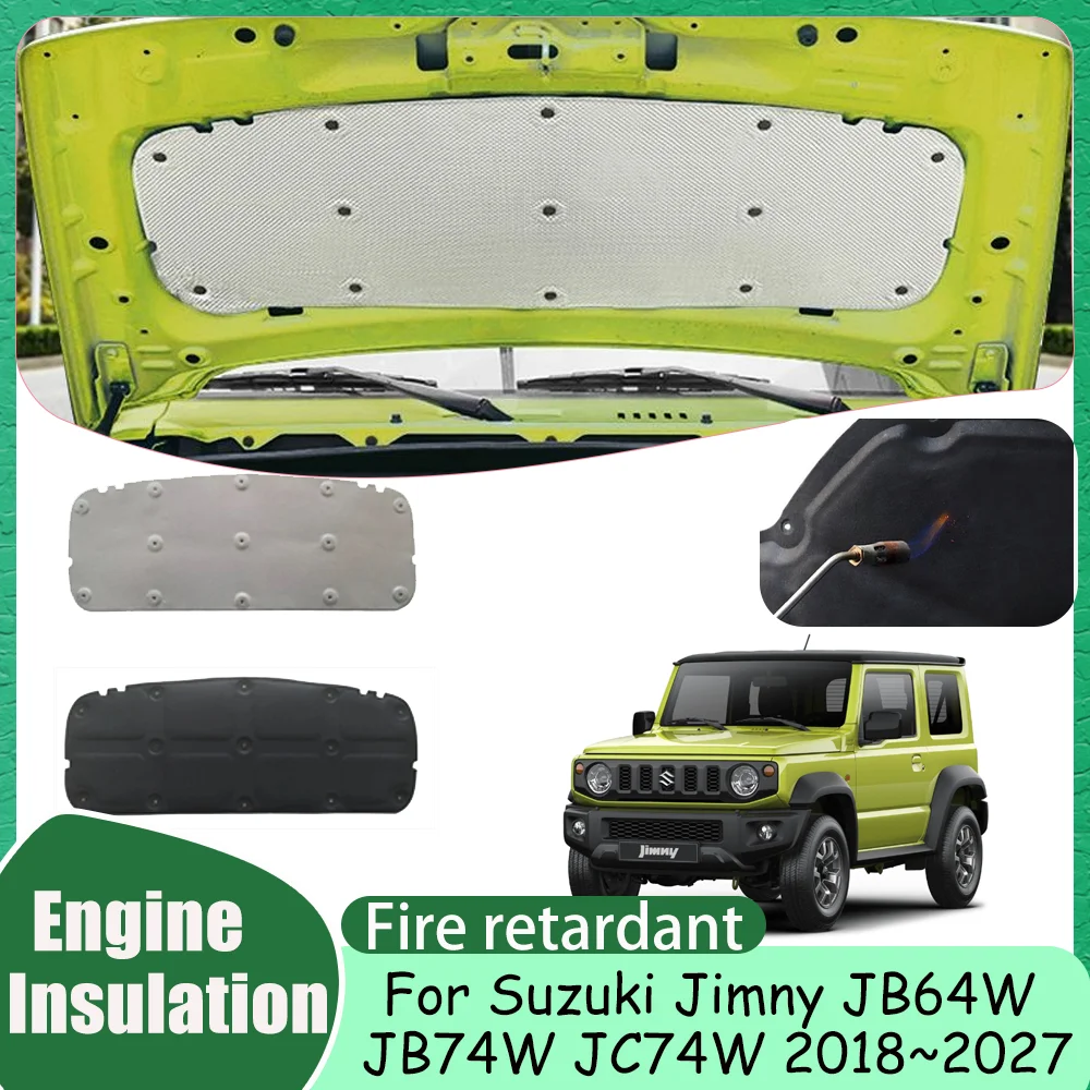 for-suzuki-jimny-jb64w-jb74w-jc74w-2018~2027-2019-2020-car-hood-engine-lining-thermal-insulated-cotton-soundproof-mat-accessorie