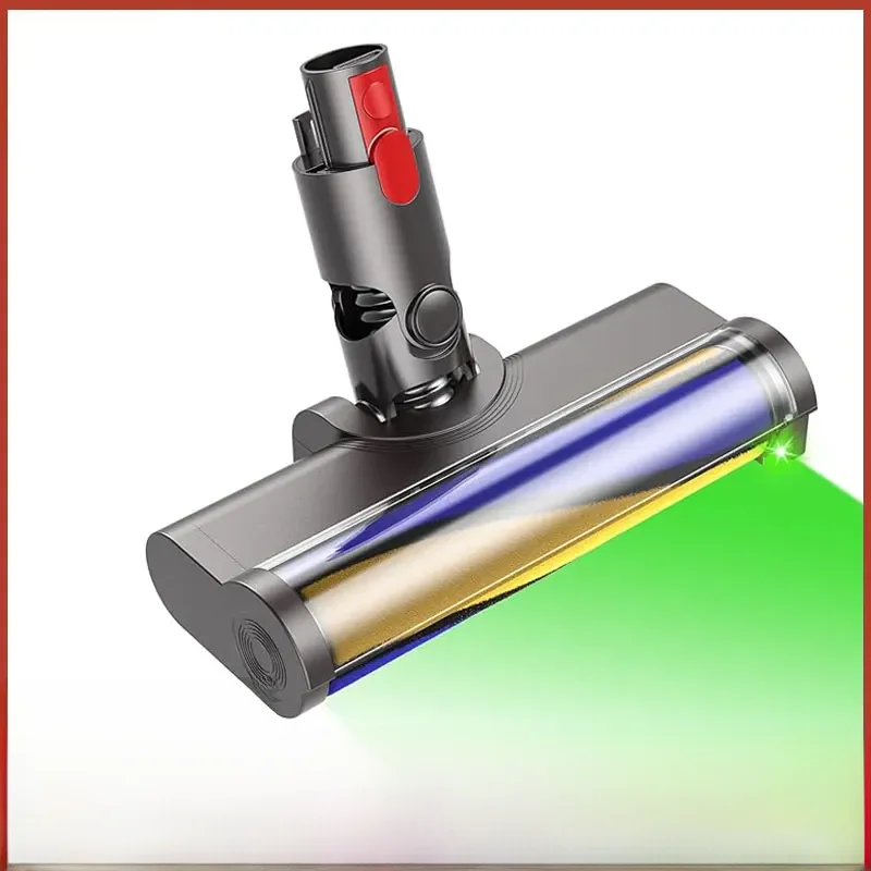 Zachte Roller Borstelkop voor Dyson V7 V8 V10 V11 V15 Draadloze Reinigers Hardhouten Vloer Motorhead Accessoires met Stofdetectie - afbeelding 2