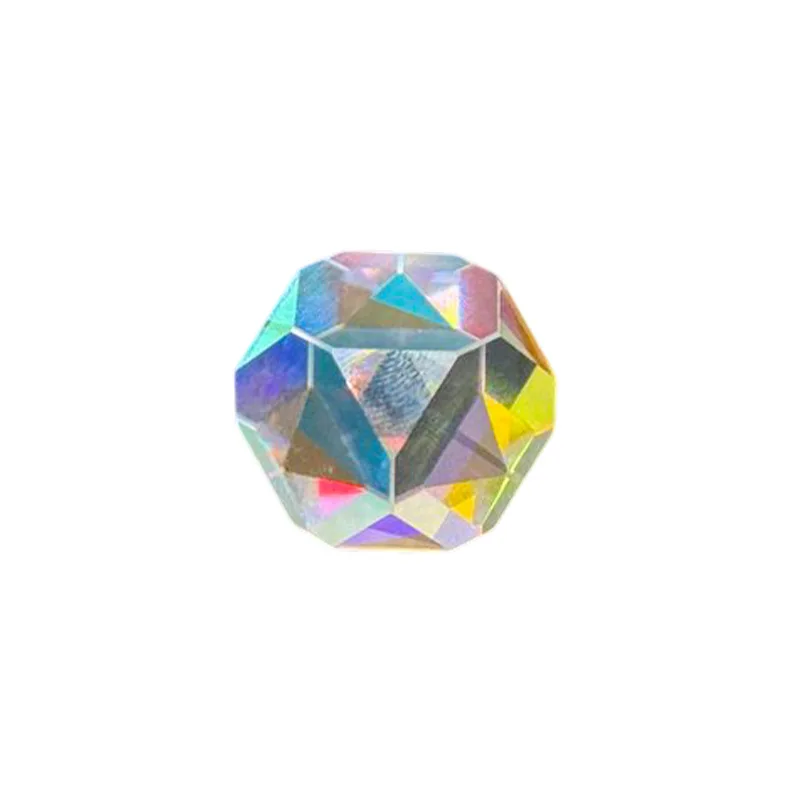 Prisma dicroico Sun Catcher Prisma in vetro sfaccettato Prisma ottico colorato per artigianato artistico e regali decorativi