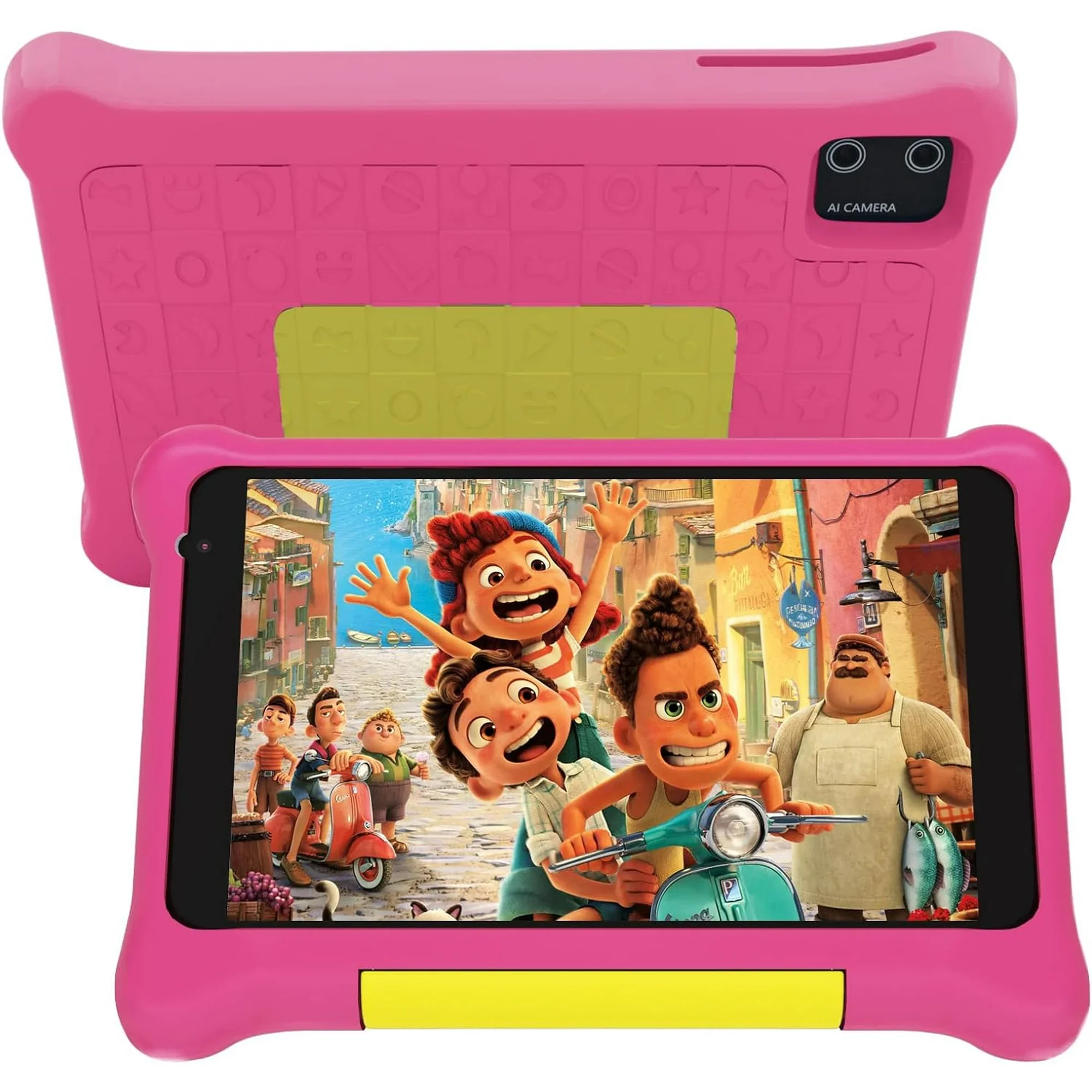 BESTSKI Kids Tablet 7 pollici, Allwinner Go Quad Core, 5GB RAM + 32GB ROM, espansione 128GB, Tablet per bambini con controllo genitore