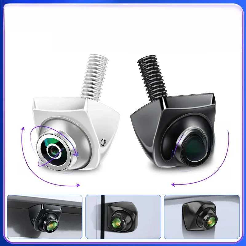 AHD 1920x1080P CVBS Vehicle 170 ° Samochodowa kamera cofania Night Vision Fisheye Golden Lens HD Uniwersalna kamera cofania 12V IP68 Wodoodporna — 2