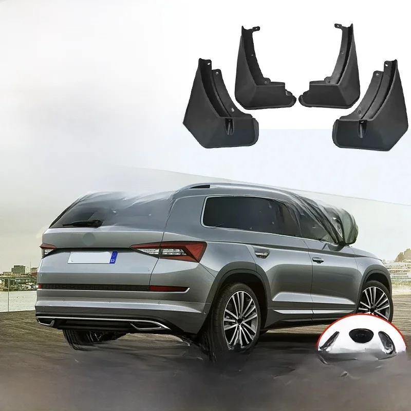 Przednie tylne chlapacze samochodowe do Skody Kodiaq 2016 2017 2018 2019 Chlapacze Chlapacze Błotniki Błotniki Akcesoria samochodowe — zdjęcie 2