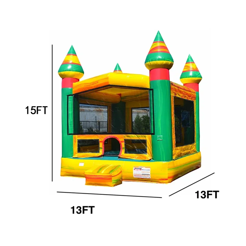 Maison de rebond gonflable de qualité commerciale pour enfants et adultes, panier de basket-ball, fête en plein air et en intérieur, plus grand, 13 pieds