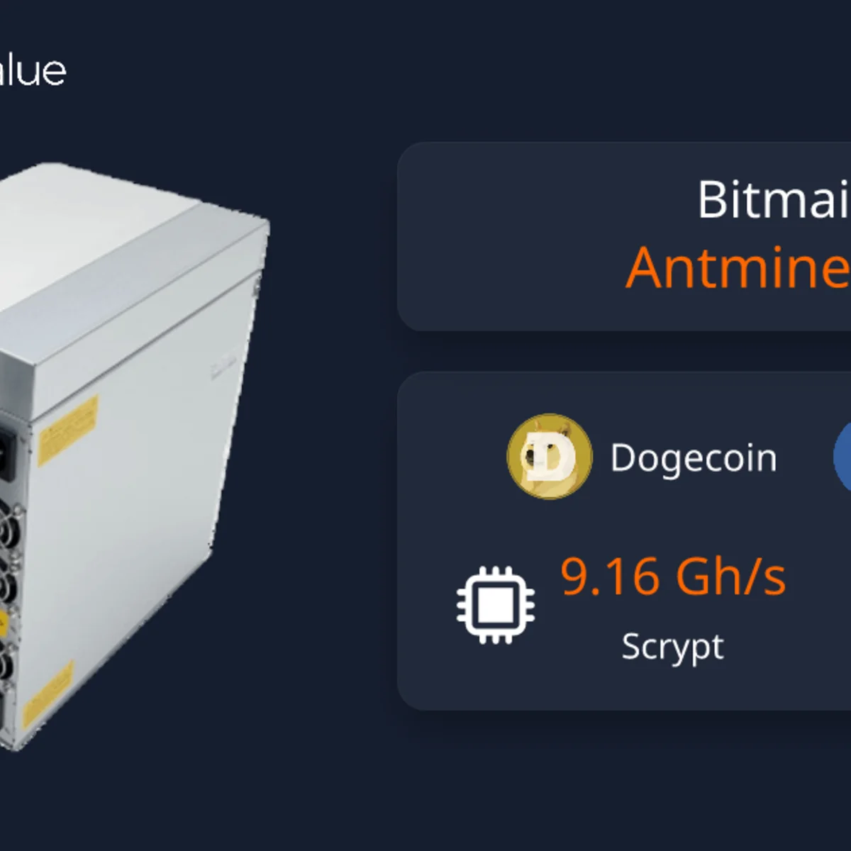 

TT BUY NOW Bitmain Antminer L7 9.16Gh Dogecoin Miner Excellent Condition