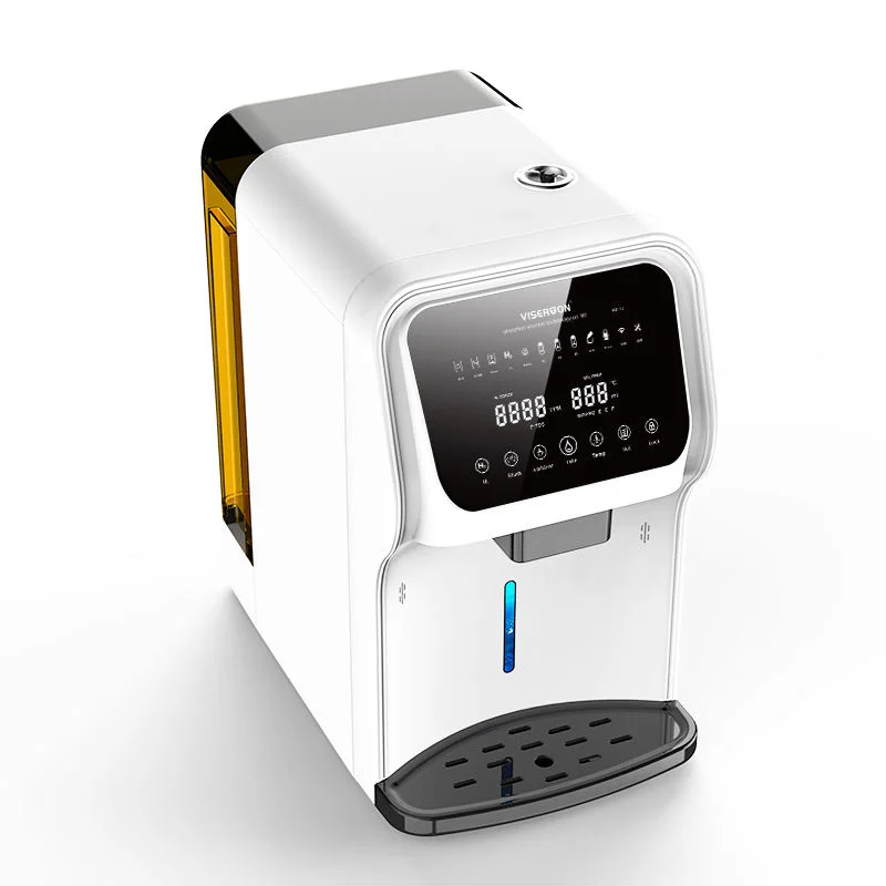 Titanium Plates PEM Hydrogen Water Generator Reverse Osmosis Hydrogen Water Countertop RO Molecular Purifier Dispenser Maker