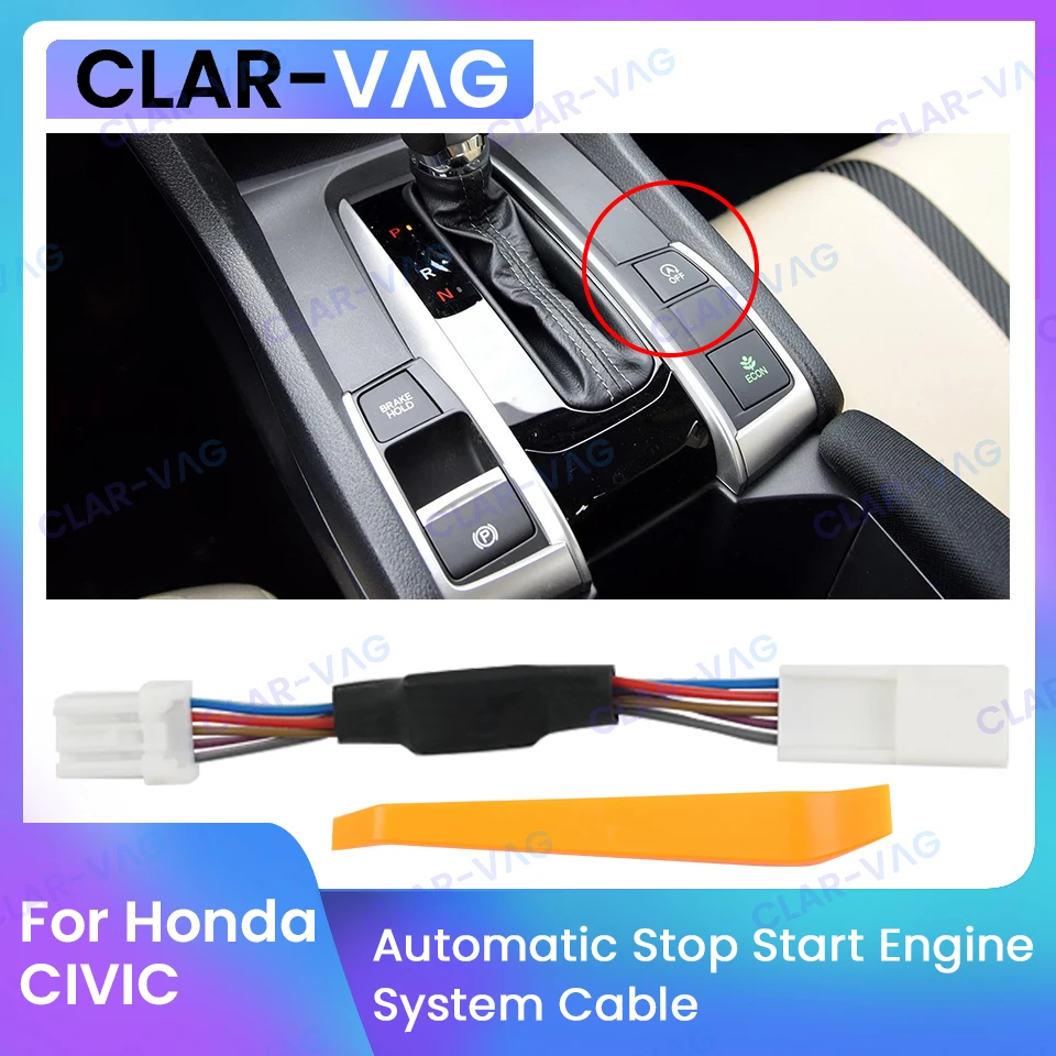 

for Honda 10th 11th CIVIC Car Auto Stop Start Engine System Off Drive and Park Device Control Sensor Plug Stop Cancel Cable