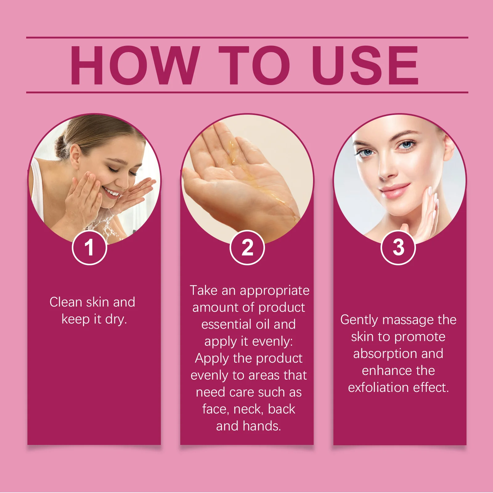 Oceaura زيت تقشير الجسم تنظيف لطيف ترطيب الجلد الميت تعزيز بريق الجلد إزالة البقع الداكنة زيت تقشير الجسم #4