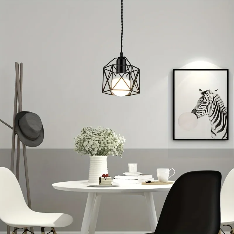 Nordic Restaurant Kroonluchter Moderne Minimalistische Industriële Stijl Loft Retro Creatieve Persoonlijkheid Slaapkamer Hal Bed Klein - afbeelding 2