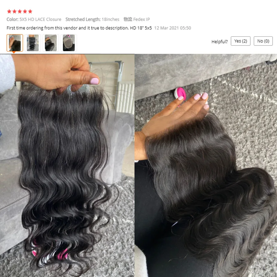 Body Wave 5X5/6X6/7X7 HD Lace Closure Only Melt Skins Vrigin Hair Undetectable Swiss Lace Closure Frontal 100% Human Hair