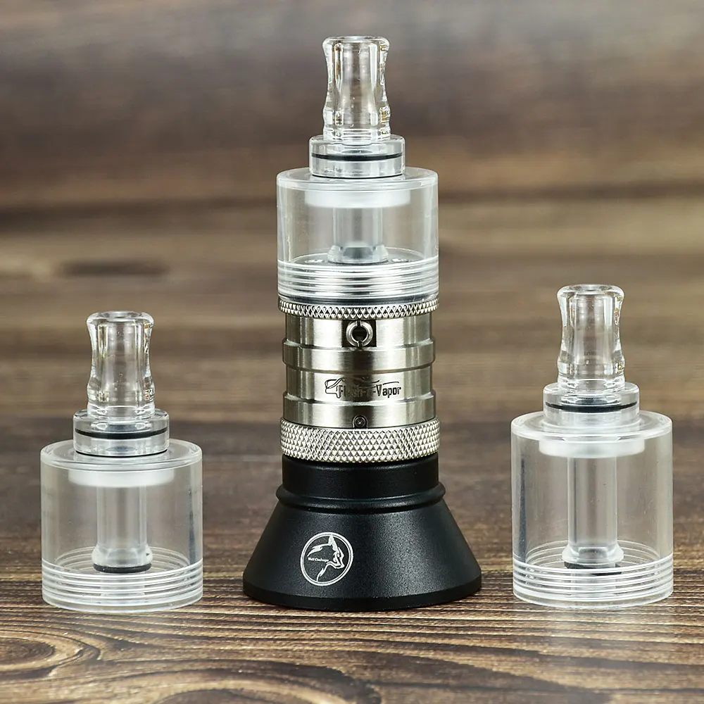 Wolfcoolvape Flash E-Vapor V 4,5 s rta Ersatz Bellcap Pei PC Top Tank Rohr für Fev V 4,5 s Stil rta