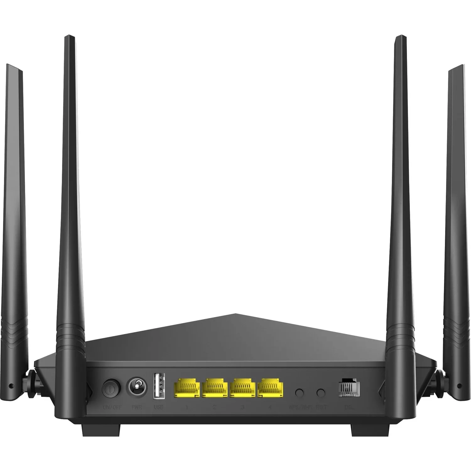 Tenda V12 AC1200 Mbps Dual Band Wireless 4 x Gigabit Port Vdsl/adsl Modem Router (Super Vdsl Profile 35B)