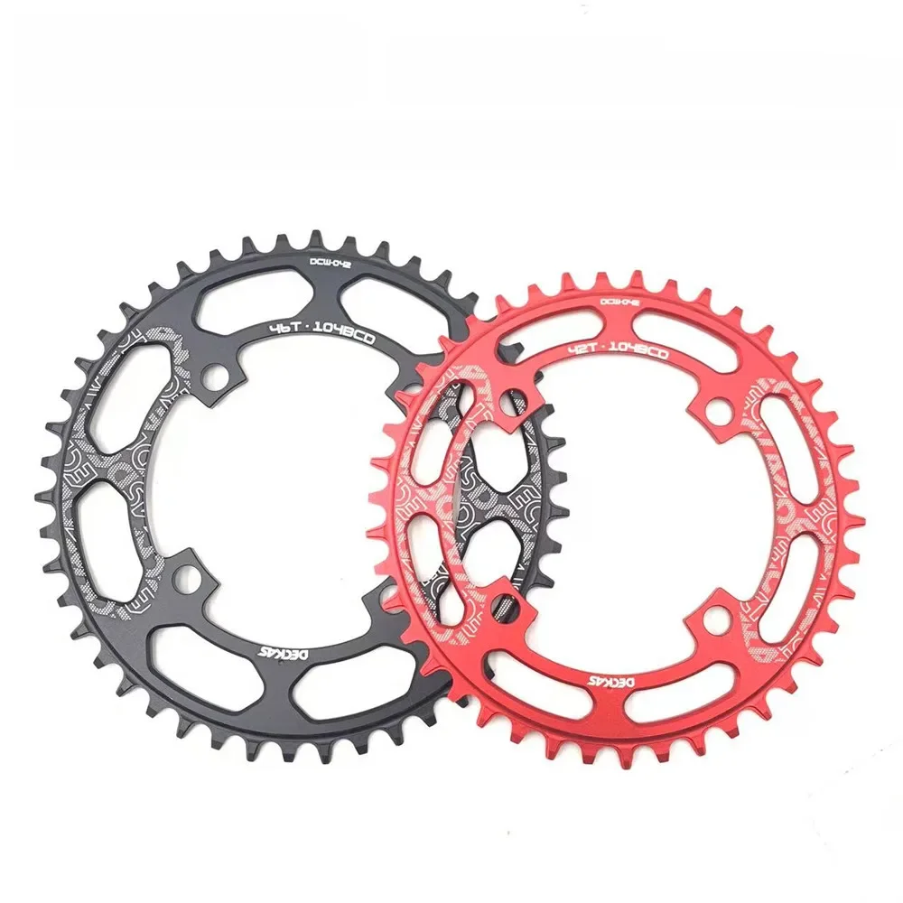 AliExpress NONE Deckas 104BCD Chainring Oval / Round Wide Narrow Chainwheel MTB Mountain Bike Bicycle 32T-52T Crankset Tooth Plate Parts 104 BCD