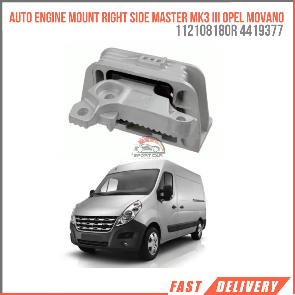 

For Auto engine mount Right side for Renault Master Mk3 III Opel Movano 2.3 DCI-CDTI Master Mk2 2.5 DCi Oem 112108180R 4419377