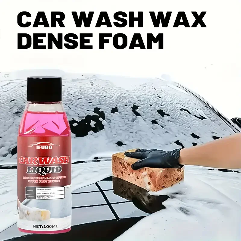 

Очиститель для внешнего обслуживания автомобиля — сильная формула, высокая концентрация и высокая пена, розовая жидкость для ухода за краской автомобиля