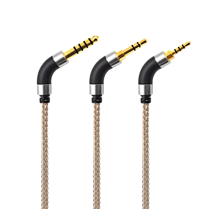 Verzilverd Audio Kabel Voor FiiO FH3 FX15 JD7 FDX FH15 FH9 FH5s Pro FF5 FA7S hoofdtelefoon