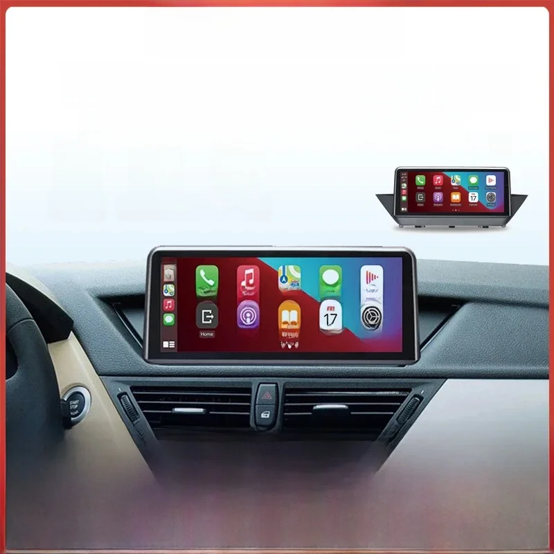 AUTOabc Wireless Linux Carplay Android Auto Multimedia-Touchscreen-Display für BMW X1 E84 2009–2015 CIC Navigation Video Playback