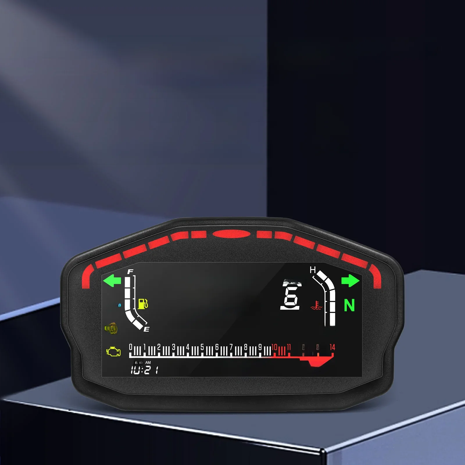 Compteur de vitesse GPS universel pour moto, compteur kilométrique numérique, carburateur à injection électrique, voyage multifonction, AD RPM