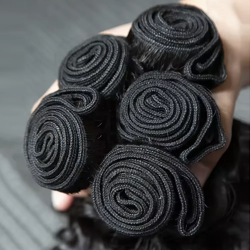 38 بوصة موجة عميقة حزم الشعر البشري 1/3/4 قطع 100% البرازيلي النسيج عذراء ريمي الشعر البشري الخام حزم الشعر البشري الباروكات