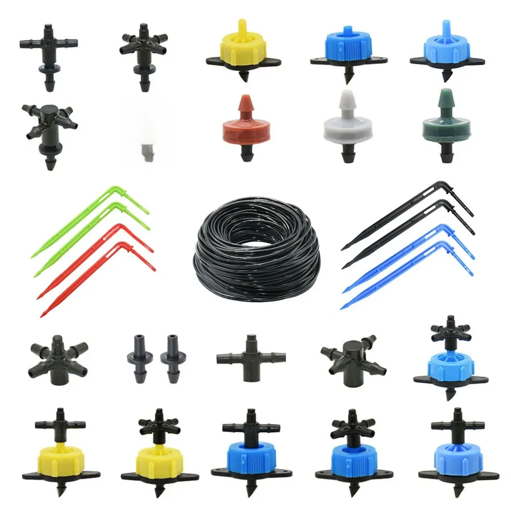 Micro-goutte d'irrigation 2L 4L 8L, connecteur compte-gouttes de flèche à 2/4 voies, séparateur d'eau croisé, émetteur, système d'irrigation goutte à goutte