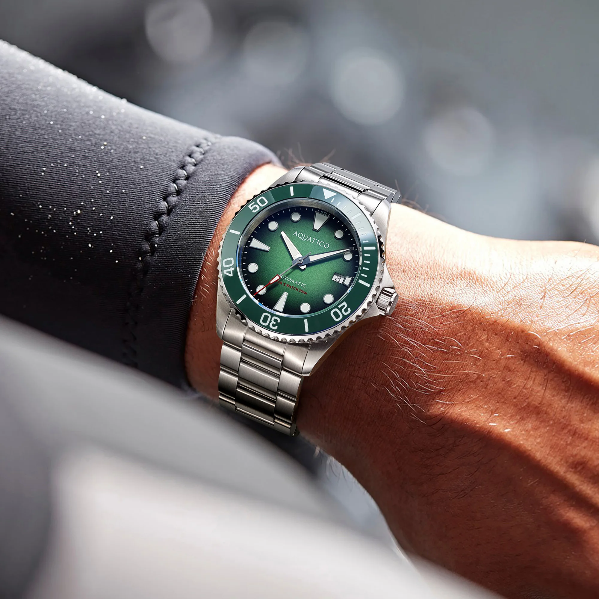 Ocean Star Divers Watch Green Dial (NH35)