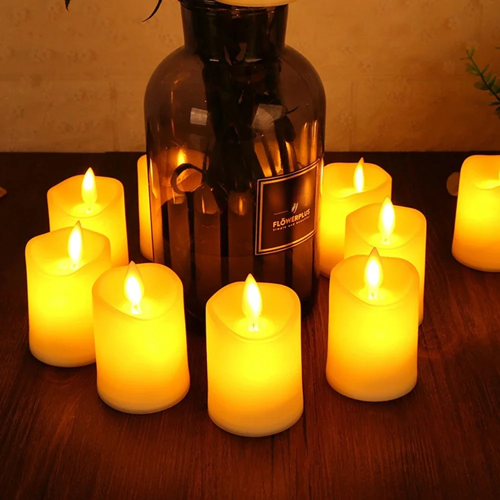 LED Electronic Candles AAA Battery Models Suitable For Couples Candlelight Dinner Romantic Lighting Decorative Lamp