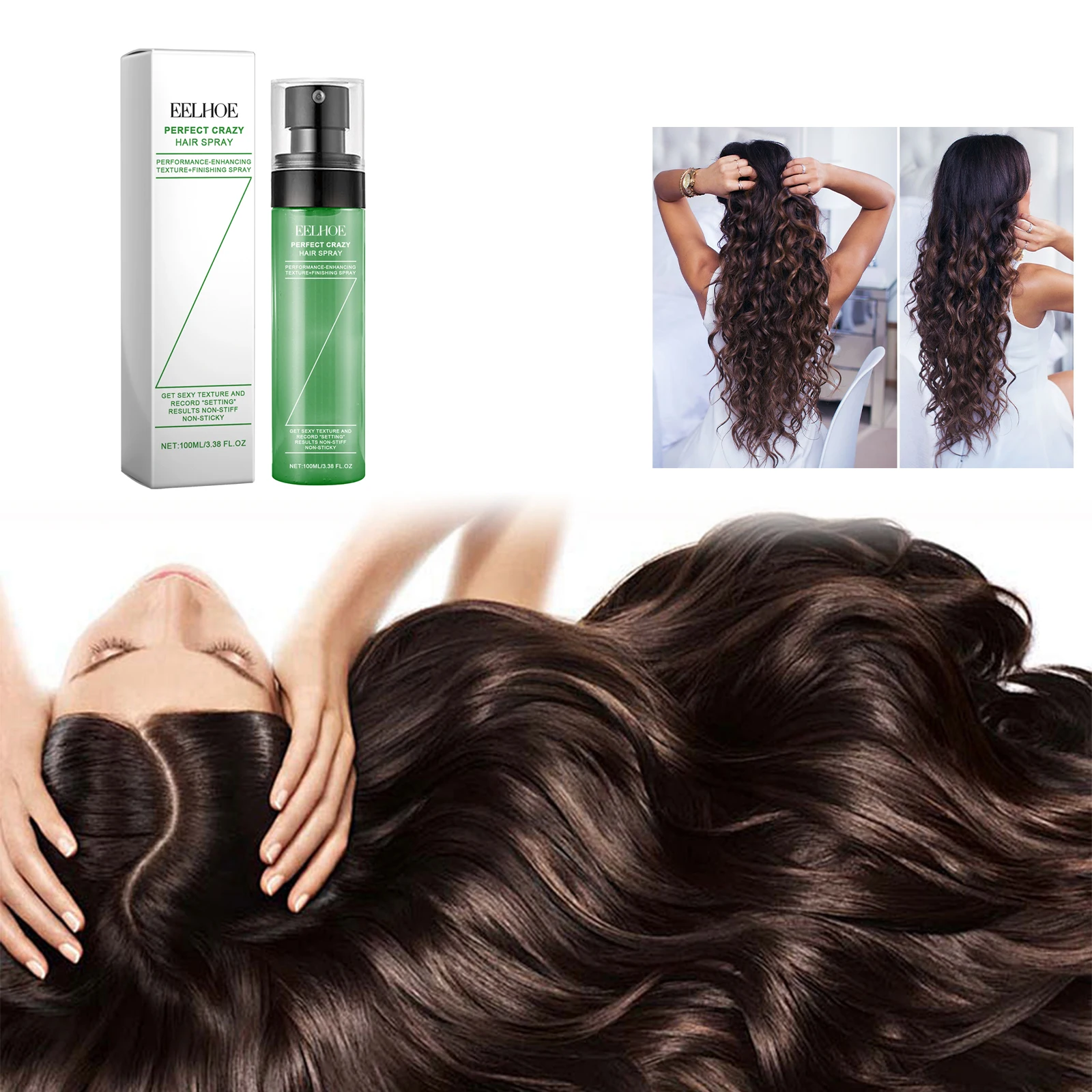 

Volumizing Texturizing Spray Improved Hair Shine Increased Hair Elasticity Revived Hair Boost Oil Control Refreshing Dry Shampoo