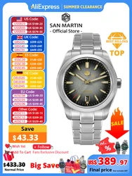 San Martin 36/39/42mm SN0144 JianZhan Dial Gada Watch Miyota 9015 Original Design Men Luxury Dress Automatic Mechanical Watches