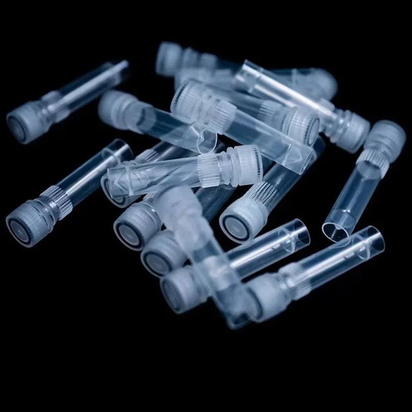 100 sztuk 1,5 ml probówka do kriokonserwacji Probówki do zamrażania kriotuba Probówki wirówkowe do analiz laboratoryjnych z zakrętką — zdjęcie produktu 7