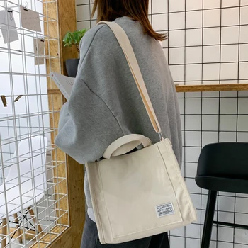 코듀로이 스퀘어 여성 크로스백 가방 26x23 학생 여행 미니 
