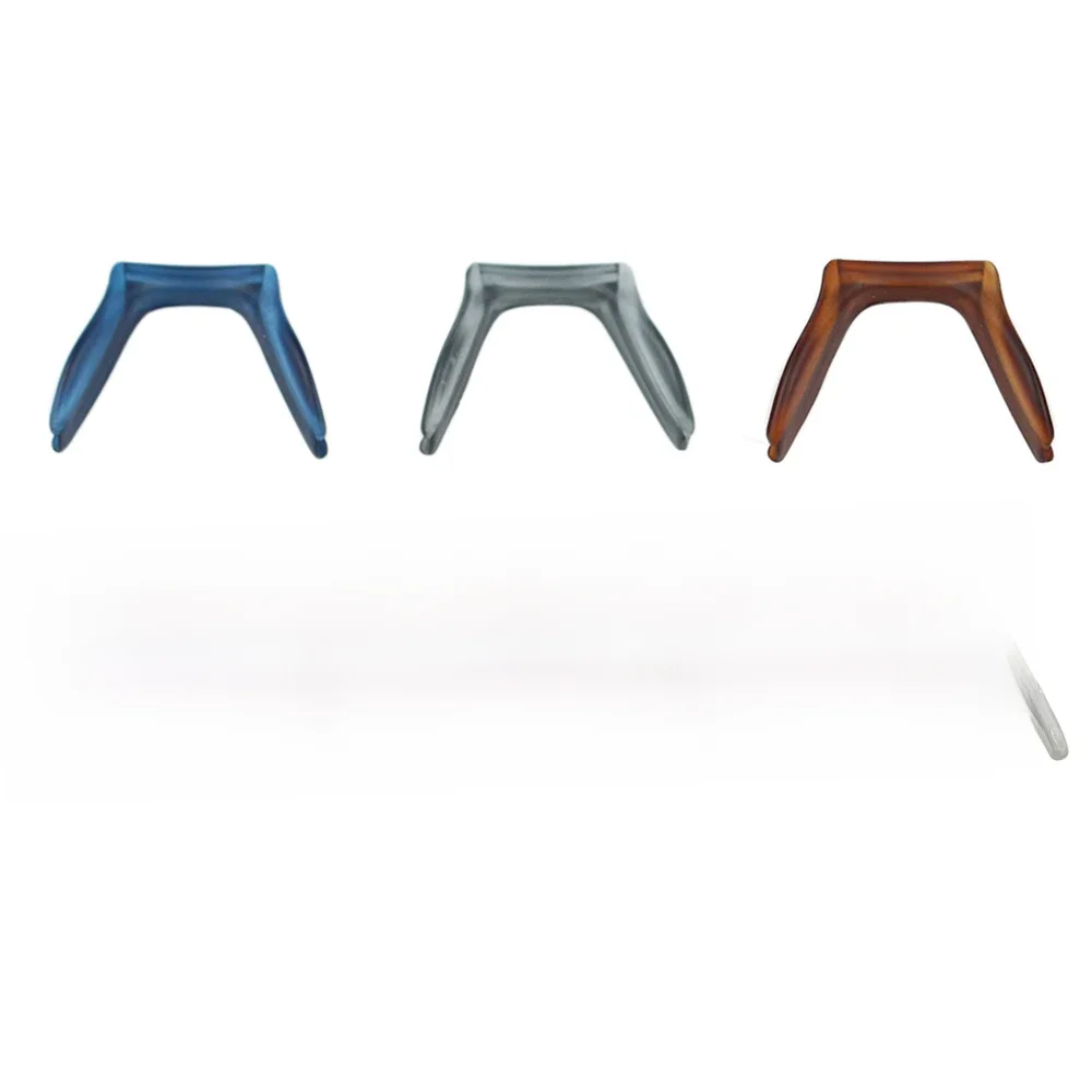 1pc PVC lunettes plaquette nasale lunettes anti-dérapant support bleu noir rouge gris marron