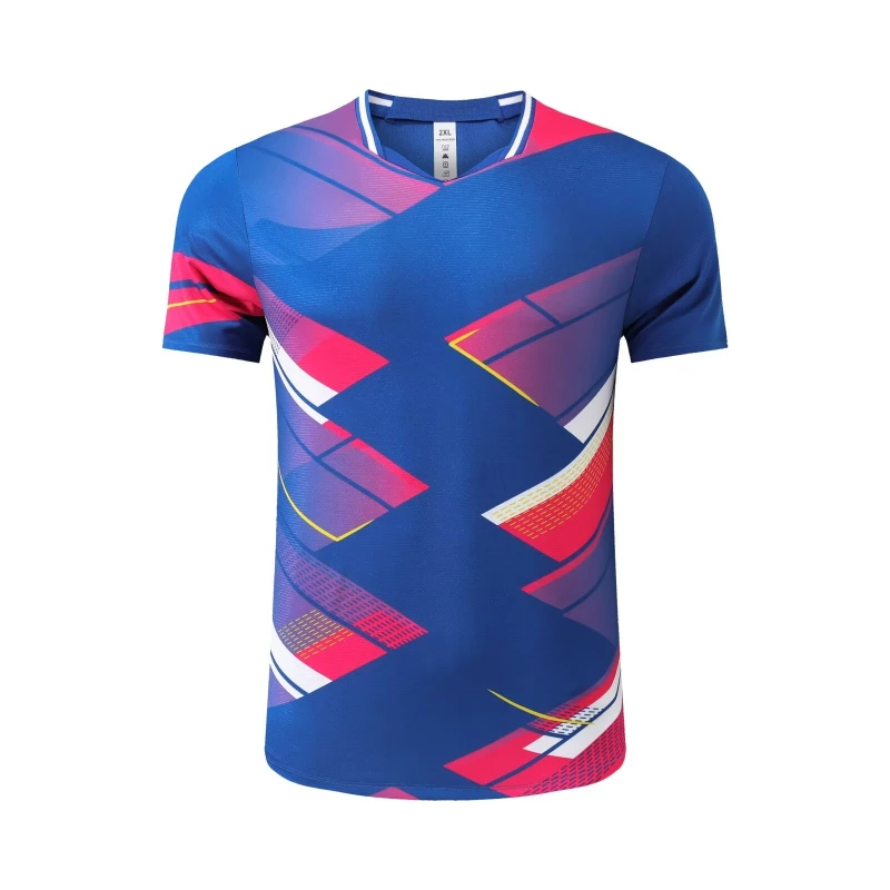 Ropa de tenis de bádminton para hombre y mujer, de manga corta Camiseta deportiva, cómoda, transpirable, absorbente de sudor, secado rápido, novedad de 2024