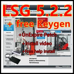 Newest 2019.12 Linde Service Guide LSG 5.2.2+ Expire Patch+ free keygen+ Free Install Help Linde Service Guide LSG 5.2.2 U019