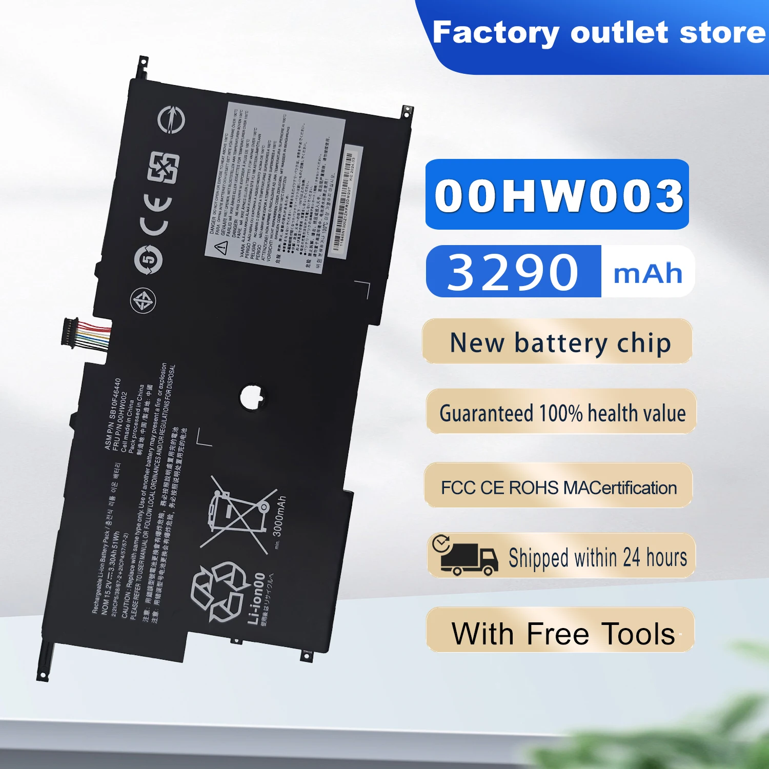 DXT New Laptop Battery 00HW002 00HW003 SB10F46441 45N1700  For Lenovo ThinkPad X1 Carbon Gen3 2015 00HW002 SB10F46440