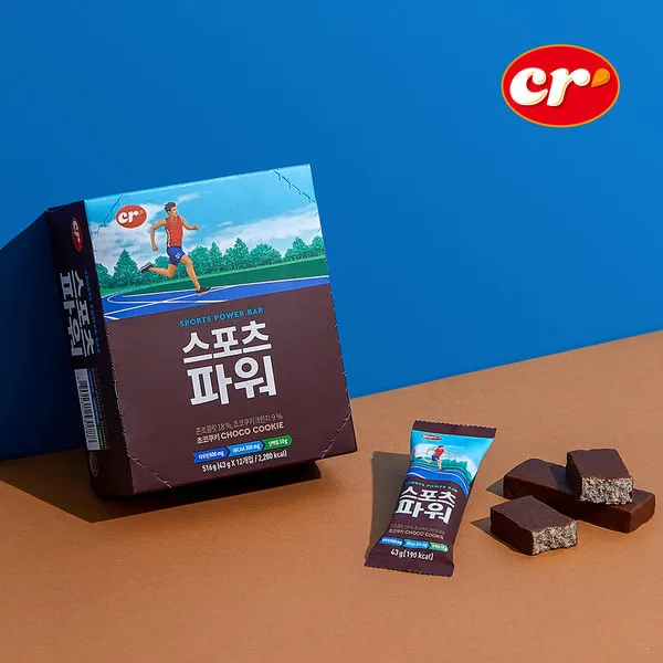 Totaal 24 Sport Power Bar Chocoladekoekjes Smaak 43G 12 Stuks (Verbruik-Verschuldigd 2024-07-05)