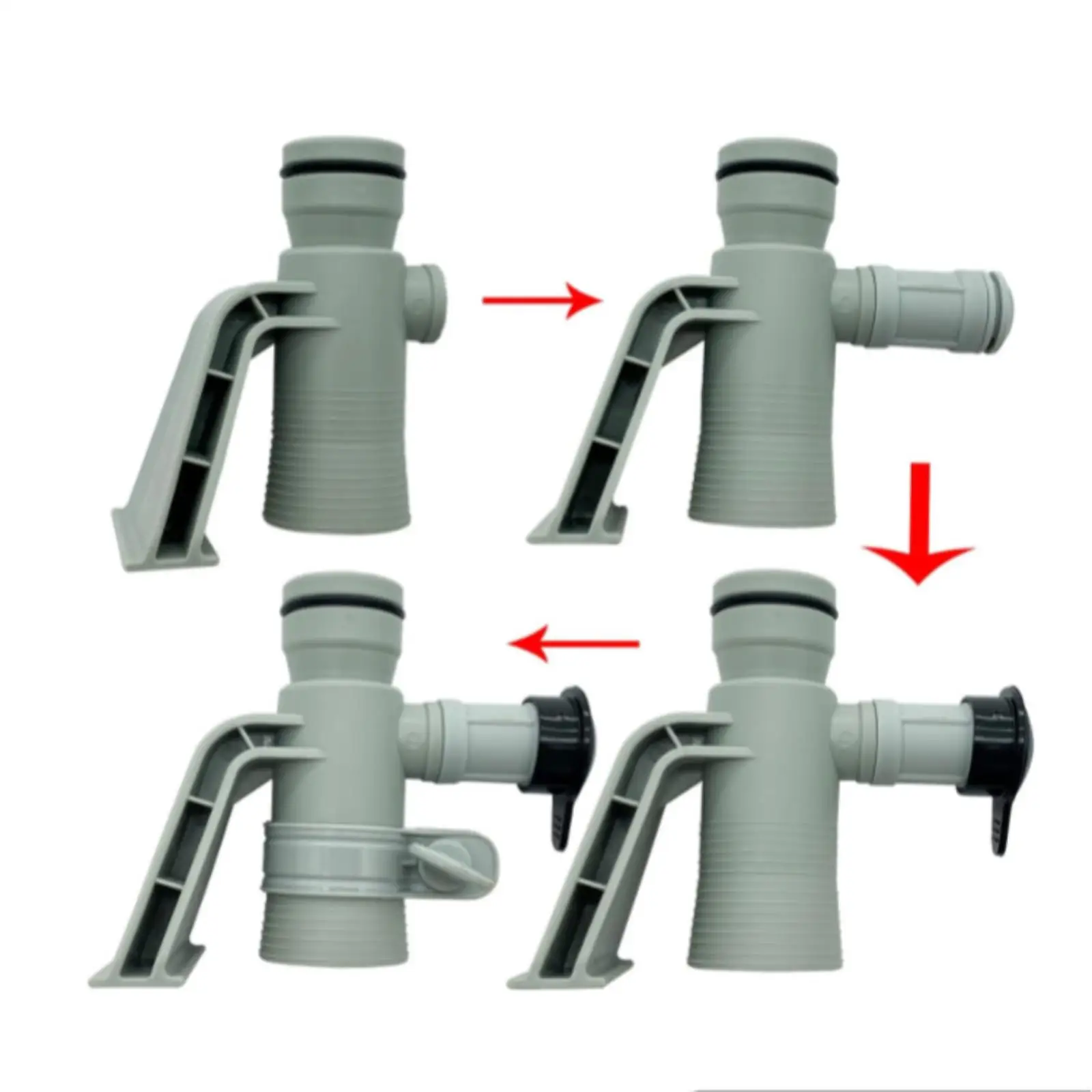 Pipe Holder and Valve 637R 12363 Repair Parts Attachment Accessories Valve Pipe Bracket High Performance for Home Improvement
