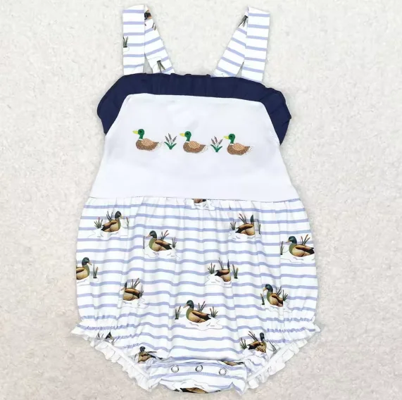 Vendita calda neonato pagliaccetti cervo anatra camo pagliaccetti manica corta boutique bambino ragazzi pagliaccetti fratelli ragazze bolle nuovo
