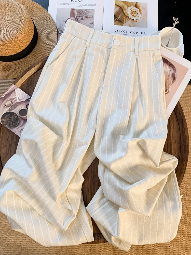 pantalon-a-jambes-larges-pour-femmes-raye-abricot-taille-elastique-y2k-coreen-sens-avance-drape-jambe-droite-decontracte-bureau-pour-filles