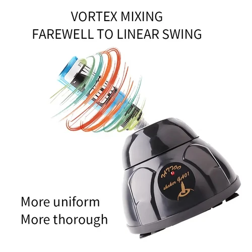 Imagen 2 del producto Mini mezclador Vortex para uñas, agitador de tinta de pigmento para tatuaje con Base antideslizante para agitar rápidamente la tinta del tatuaje