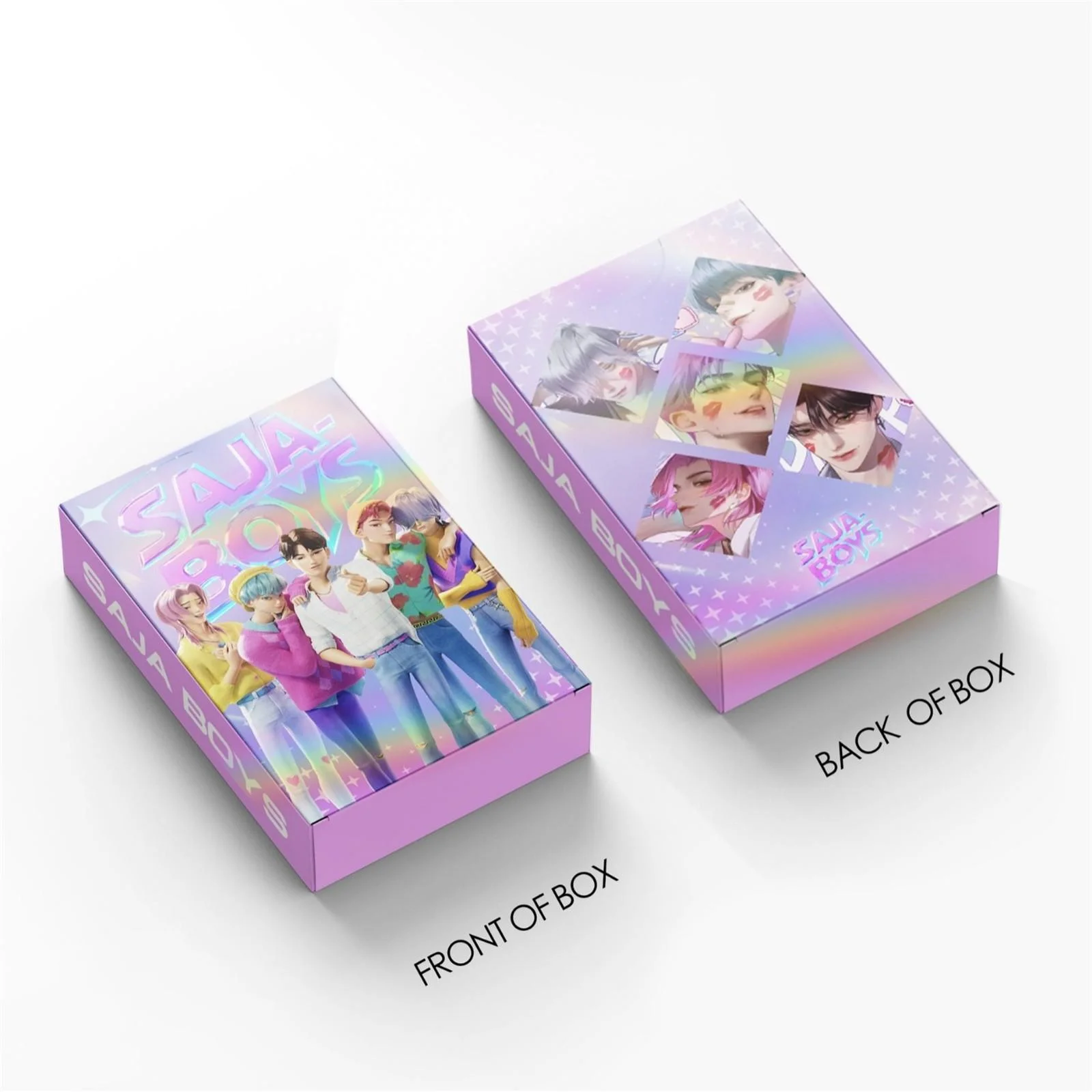 مجموعة 55 قطعة من مجموعة بطاقات الصور KPop Demon Hunters Star Idol - فرقة الفتيات الكورية الشهيرة (IVE، NewJeans، Blackpink) Collectibl