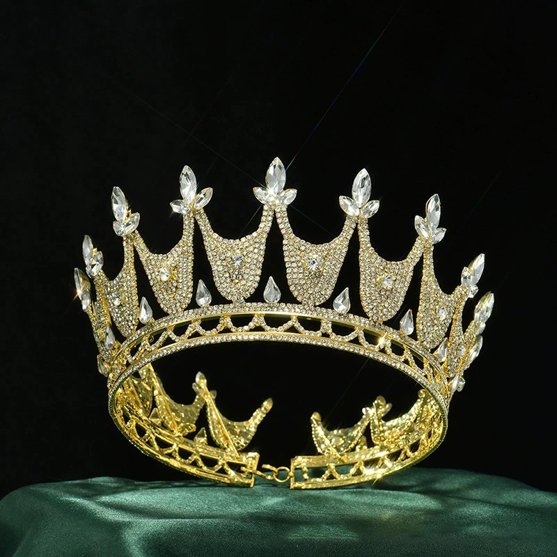 

Самая продаваемая свадебная корона для волос: роскошный барочный головной убор для свадьбы и вечеринок, высококачественные декоративные аксессуары для волос