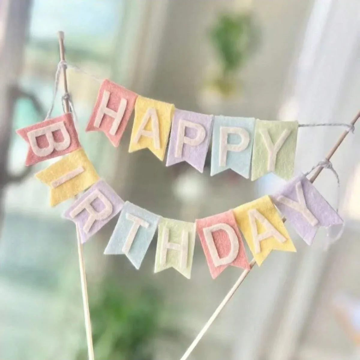 Ensemble de bouchons de gâteau joyeux anniversaire, décoration de fête, adapté à la décoration d'événements d'anniversaire