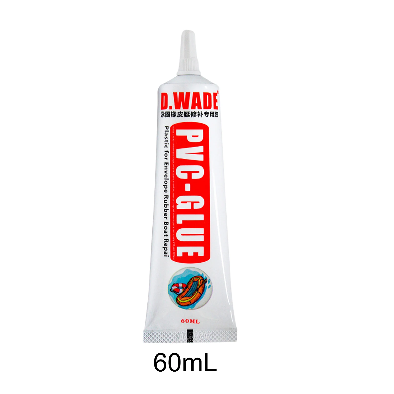 1 Pc Inflatable Boat Repair Glue 60ml PVC Glue  Accessory Strong Adhesion Enduring for Kayak Rubber Boat Rain Boots Air Mattress