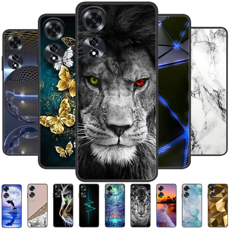 For OPPO A60 4G Case Soft Silicone Phone Case For OPPOA60 CPH2631 6.67 inch cool Animal Protect Back Cover Coque OPPO A60 Funda