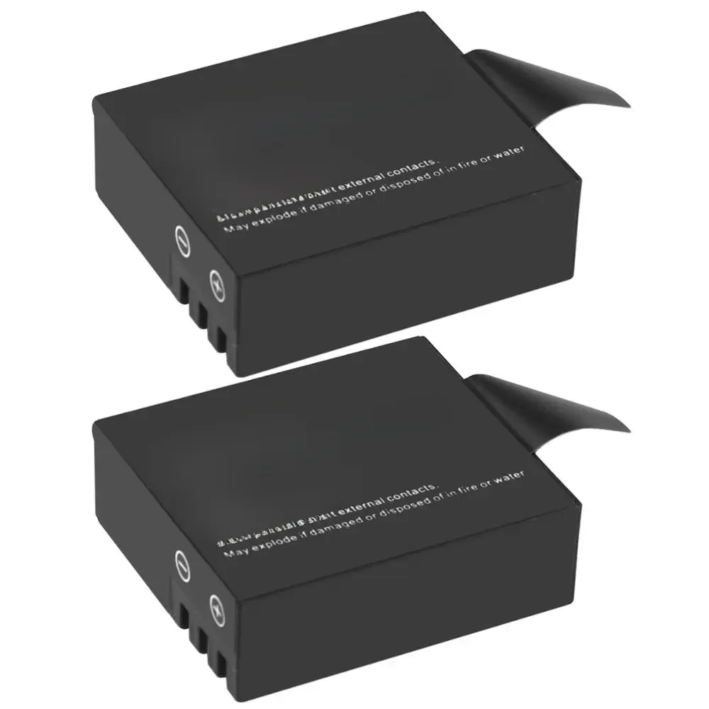 2 sztuki wymiennych akumulatorów 900 mAh SJCAM sj4000 do kamer sportowych M10wifi / SJ4000 / SJ4000wifi / SJ5000wifi / SJ5000x Elite Sports Action Camera — zdjęcie 2