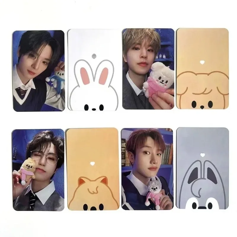 2025 Le dernier SKZOO STRAY KIDS avec la même ligne d'auto-impression carte complète Li Longfu carte flash Cannom petite carte