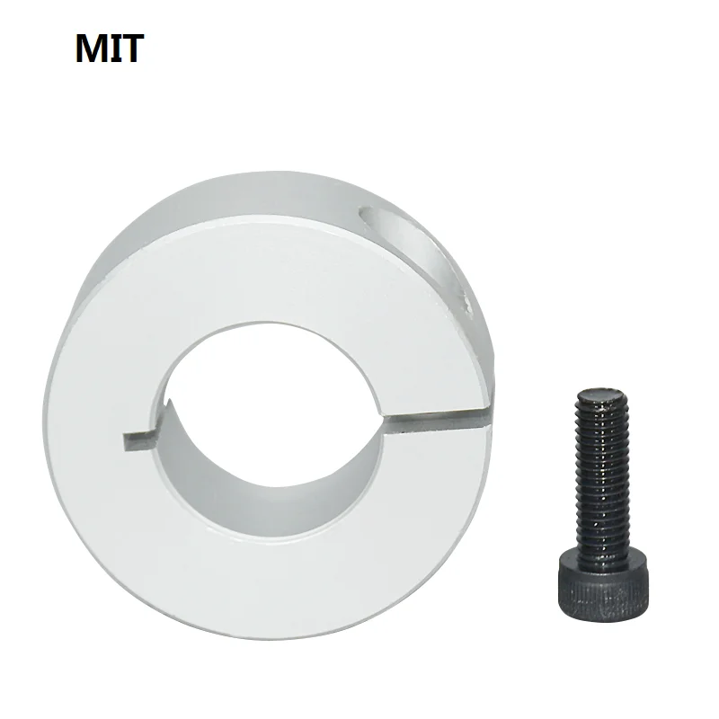 Factory Outlet Aluminum Alloy One Piece Clamp-On Retaining Ring Stop Screw Type Shaft Collar dia 3 to 100  all  in stock